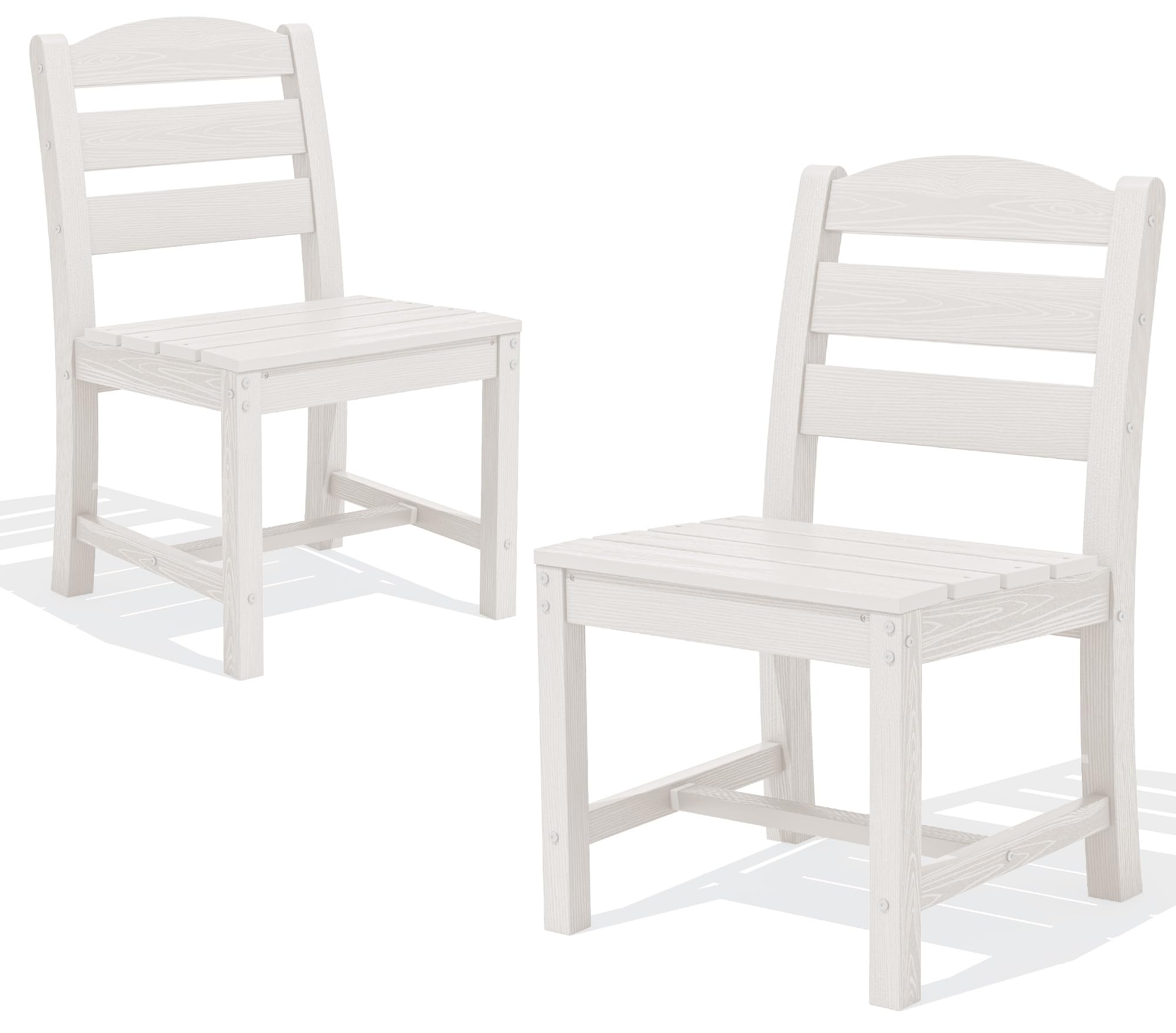 SERWALL 9 Piece Outdoor Dining Set, 84" HDPE Large Patio Dining Furniture Set for 8, with Pre-drilled Umbrella Hole, Outdoor Tables and Chairs Set for Garden, Brown