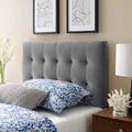 Modway Lily Biscuit Tufted Twin Performance Velvet Headboard, Pink