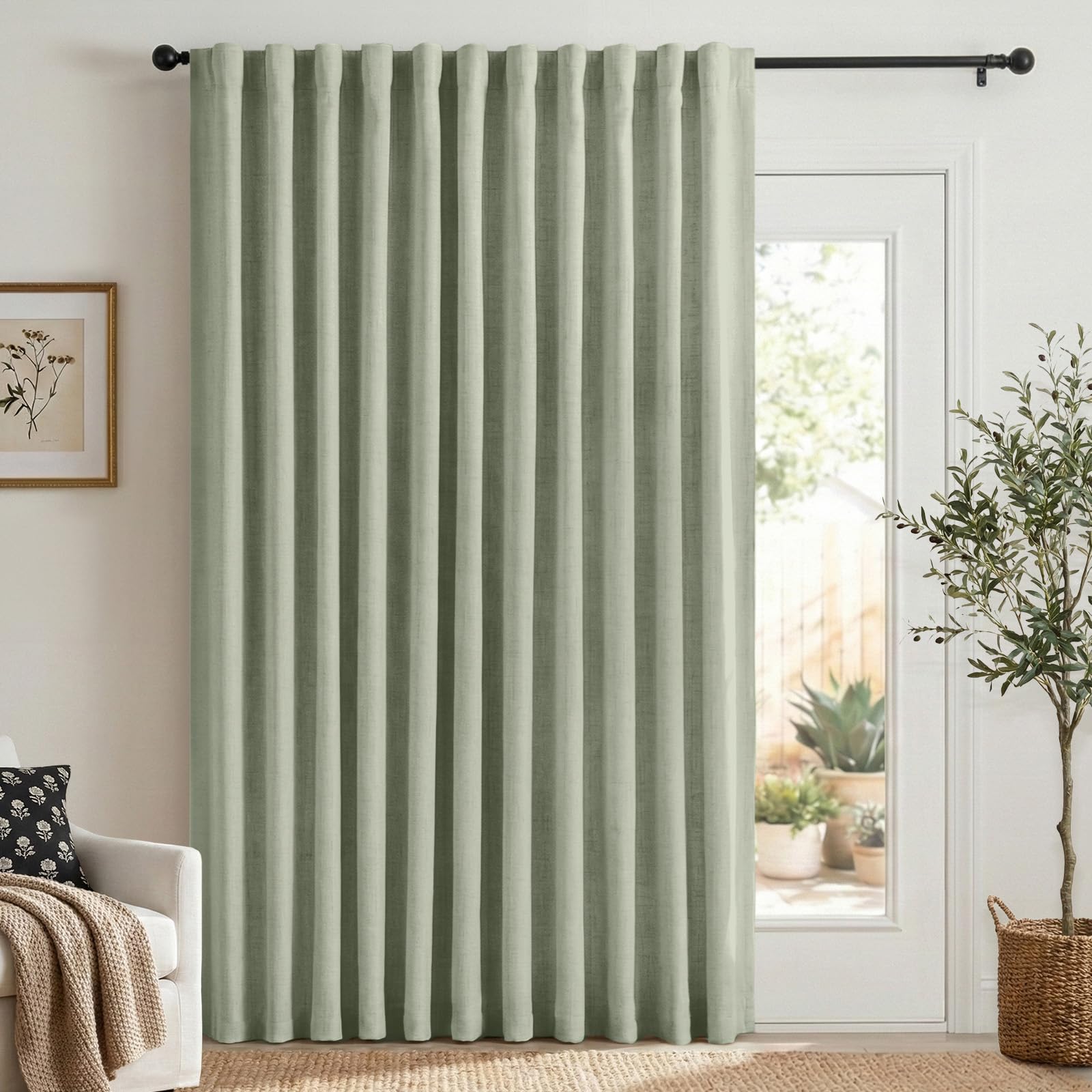 100% Blackout Shield Blackout Curtains for Bedroom 84 Inches Long, Back Tab/Rod Pocket Living Room Drapes, Thermal Insulated Blackout Curtains 2 Panels Set, 50" W x 84" L, Cream