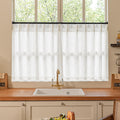 Pinch Pleated Linen Curtains 108 Inches Long for Living Room 2 Panels Set Cream Ivory Flax Double Pleated Drapes Back Tab Neutral Boho Ceiling Floor 108 Inch Window Curtains Bedroom Natural Birch
